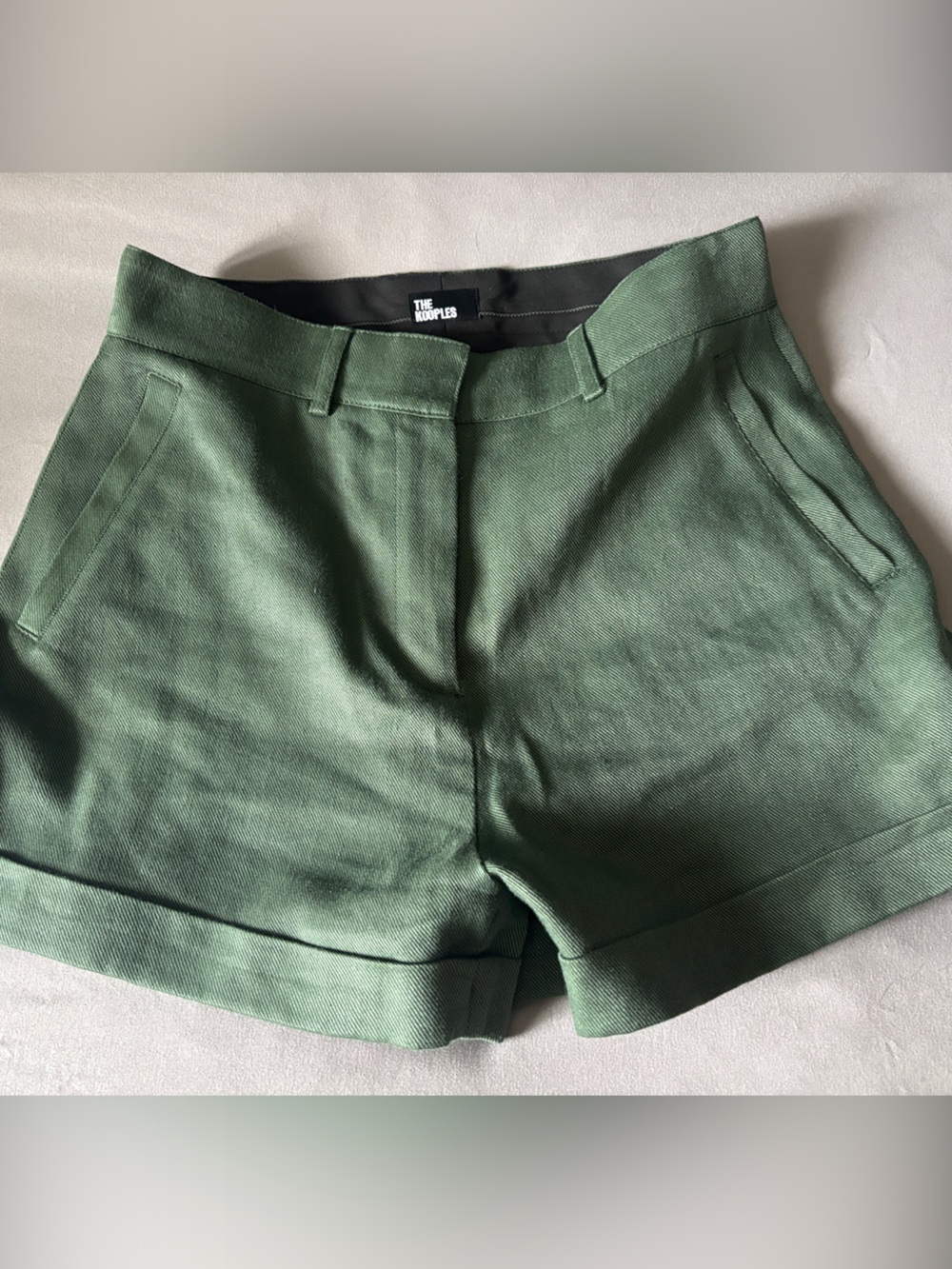 NWT The Kooples Green Tailored Shorts